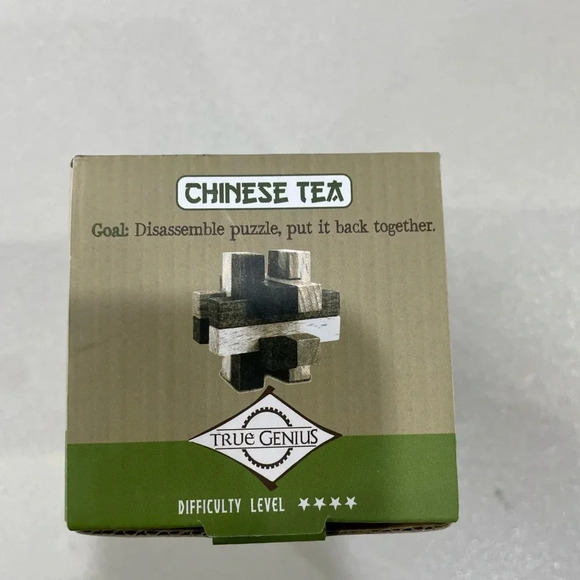 NWT Puzzle Box with Chinese Tea and Yin-Yang Puzzles by True Genius - Picture 5 of 5